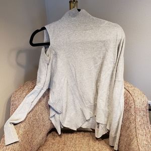 100% cotton Allsaints sweater cutoff shoulder